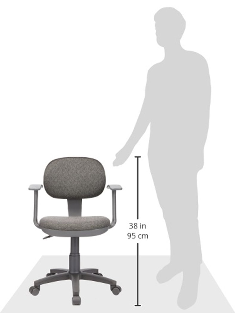 Amazon | OAチェア 肘付 グレー [ホーム&キッチン] | 机 | 文房具